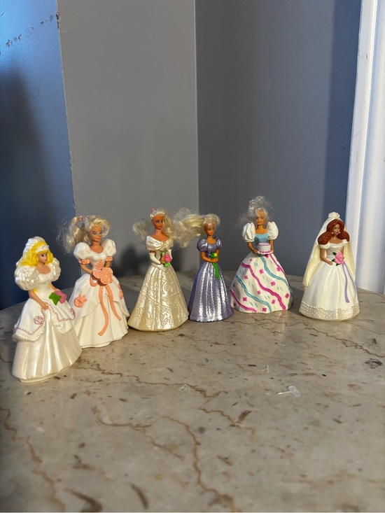 McDonald's Other - Barbie McDonald's Mini Princess Doll Set - White, Purple, Pink, Gold